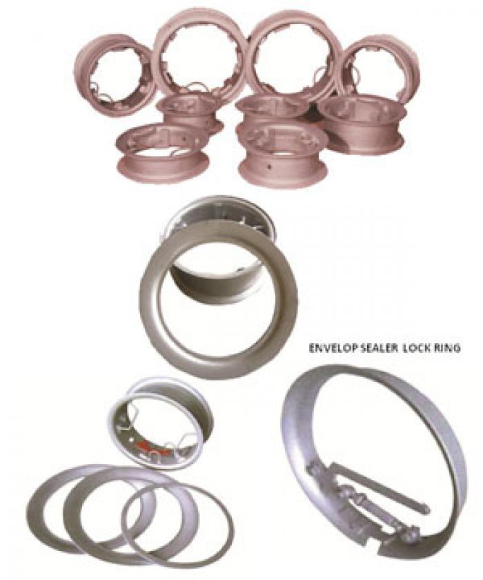 Curing Rims/Envelope Sealer Lock Ring 